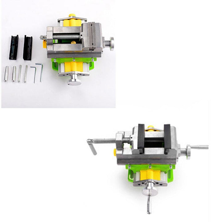 3 Inch Cross Slide Vise Vice Table Compound table Worktable Bench Alunimun Alloy Body For Milling Drilling BG-6368