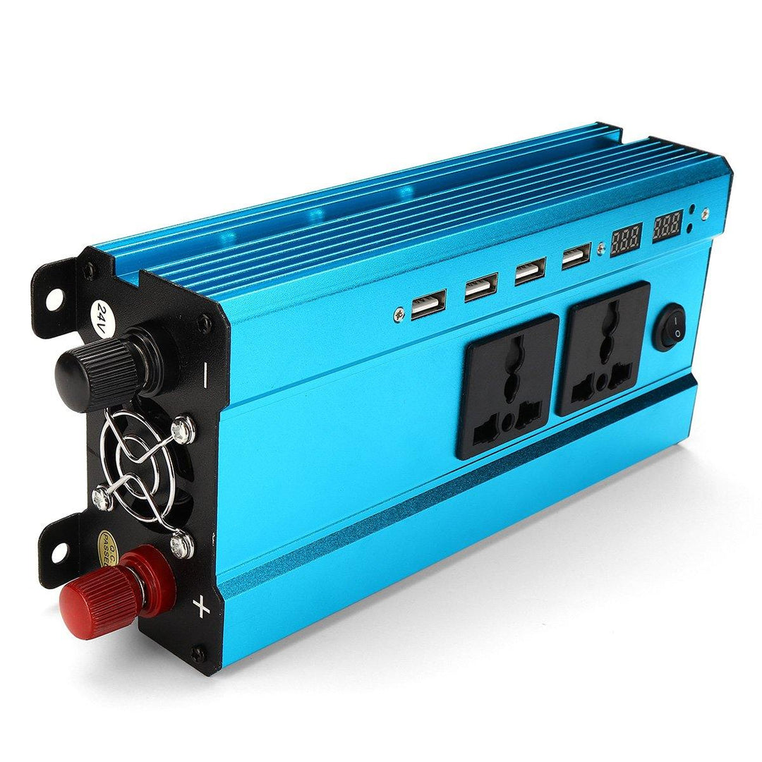 1000W/500W 4USB Interface Solar Power Inverter 12V/24V DC to 220V AC Converter Charger