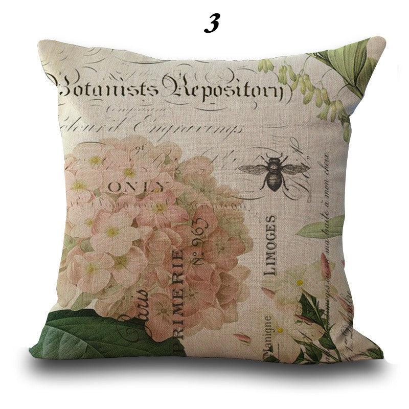 45x45cm Flower Style Cartoon Decorative Sofa Pillow Case Modern Floral Printed Cushion Cover