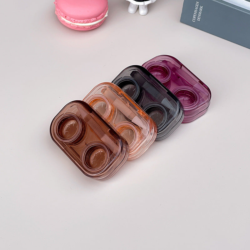 Contact Lens Case Box Holder Travel Kit Container