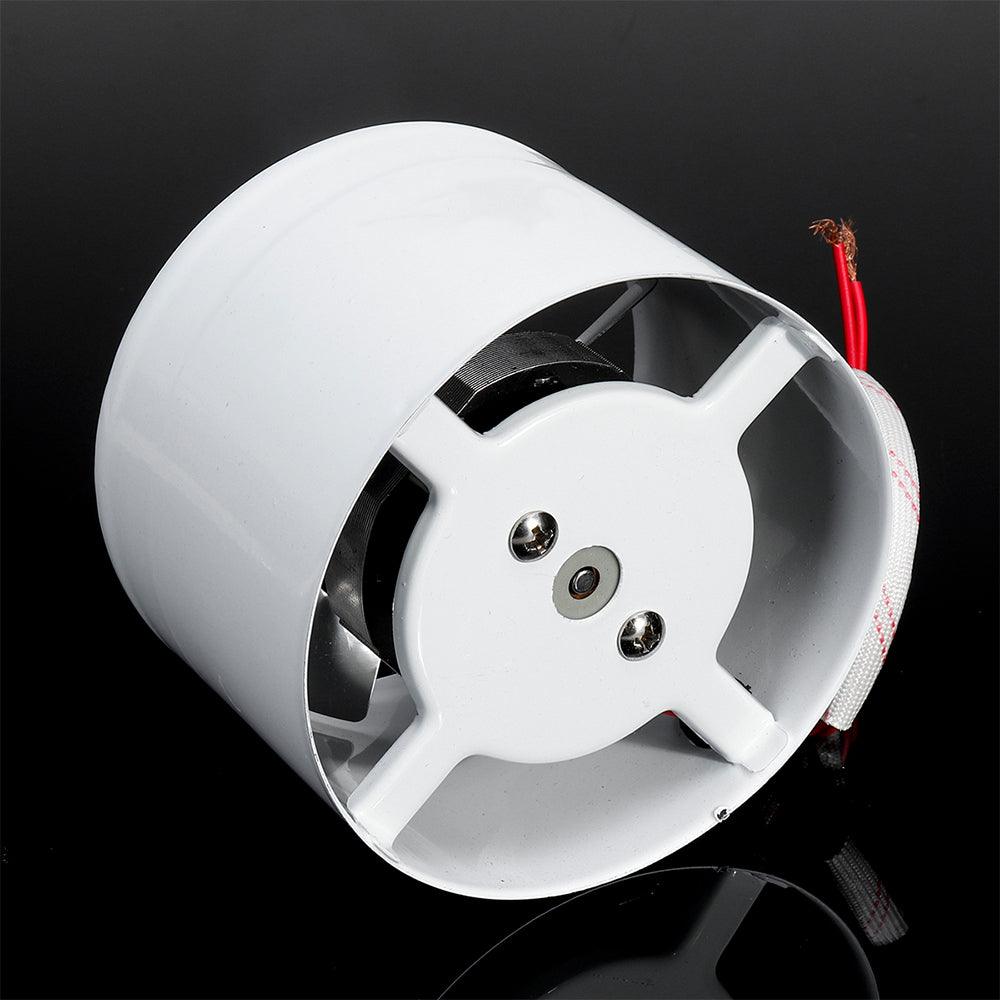 4Inch 100mm Inline Duct Fan Booster 25W Exhaust Blower Air Cooling Vent 140m3/h Ventilation Fan