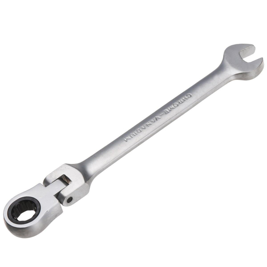 10mm Flexible Head Wrench Ratchet Metric Spanner Open End And Ring Wrenches Tool - MRSLM