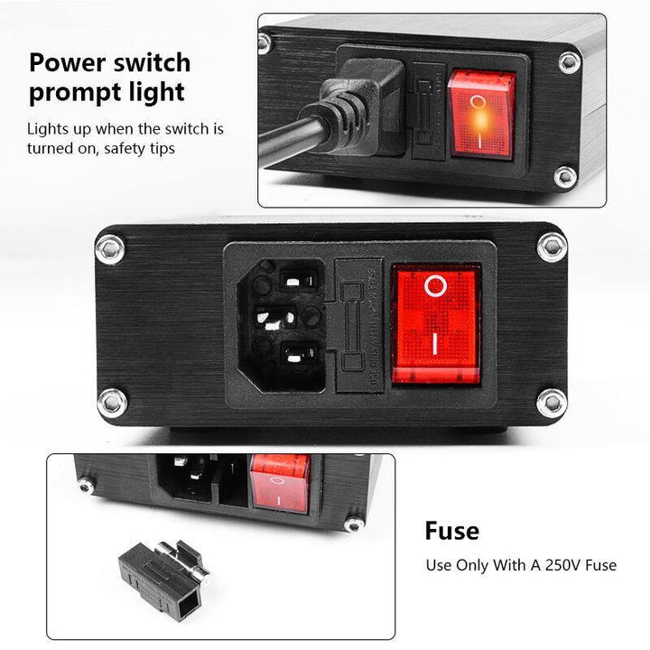 HANDSKIT T12 STM32 Soldering Station 5Pin OLED 1.3inch Display Adjustable Temperature Digital Electronic Welding Tools 180 ~ 480‚ÑÉ with T12-K T12-BL Soldering Tips