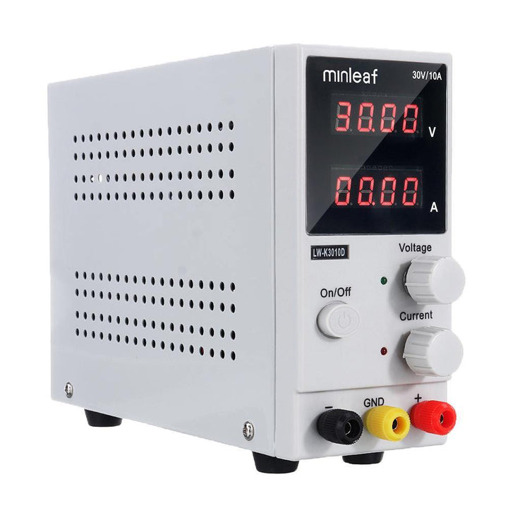 Minleaf LONG WEI K3010D 4 Digits LED Display 110V/220V 30V 10A Adjustable DC Power Supply Switching Regulated Power Supply