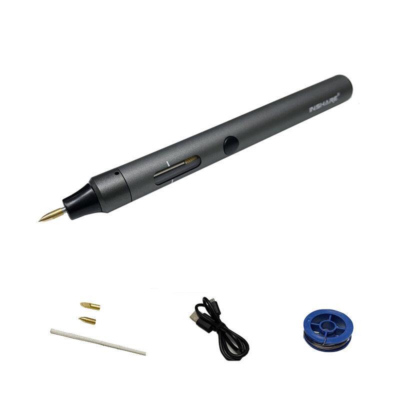 USB Charging Soldering Iron Quick Heating Portabl Wireless Electronic Maintenance Welding Tool Batteri Solder Iron Tool Kit