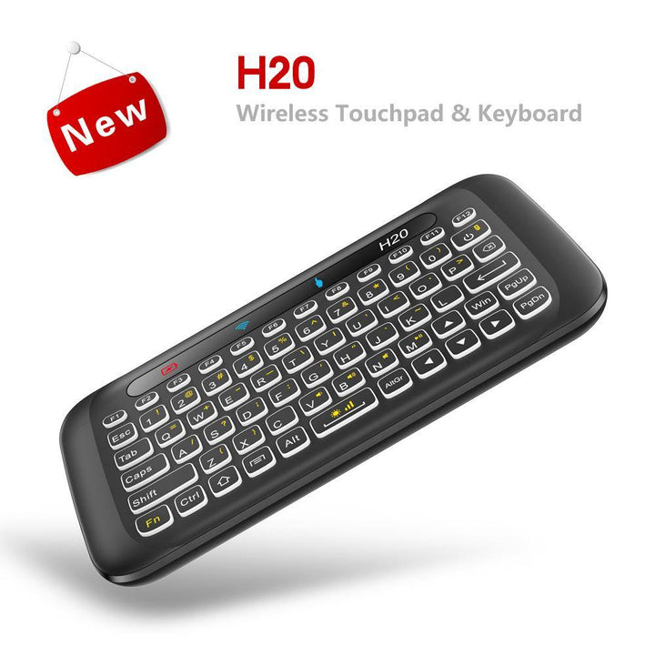 H20 Touch Keyboard Double-sided Mini Wireless Keyboard (Black USB)