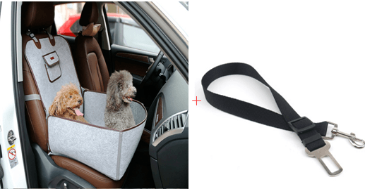 Retro Dual-purpose Pet Car Mat Front Seat Cushion - MRSLM