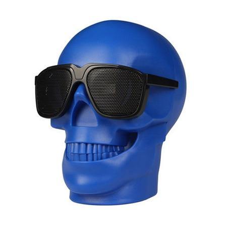 Skull with Sunglass Shape Wireless Bluetooth Speaker - MRSLM