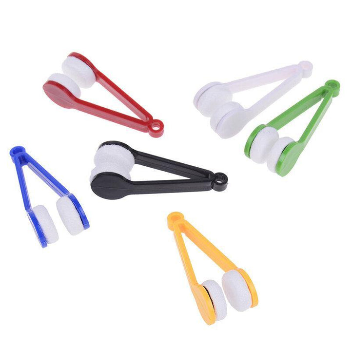 1PCS~5PCS Glasses Cleaner Brush Microfiber Clean Brush Mini Sun Glasses Eyeglass Cleaner Brush Cleaning Spectacles Tool