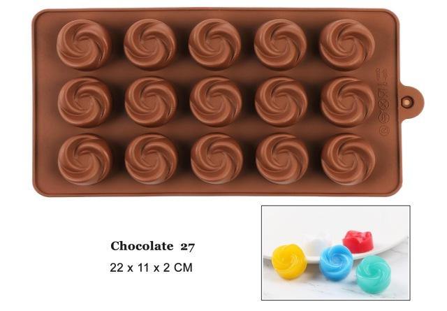 Silicone Chocolate Mold 29 Shapes Chocolate Baking Tools Non-stick Silicone Cake Mold - MRSLM