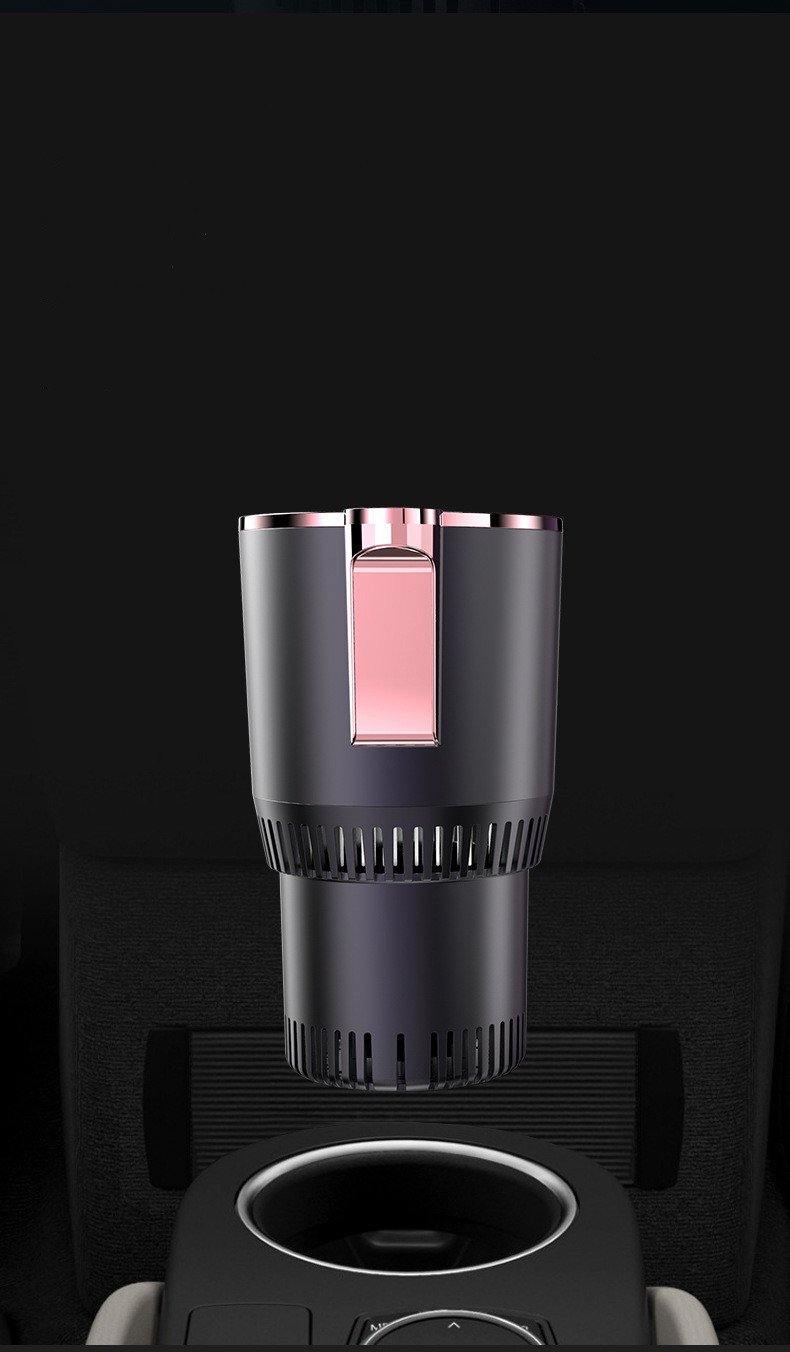 Intelligent Car Cup Warmer Cooler 2 in 1 with Smart Digital Display (Black 1)