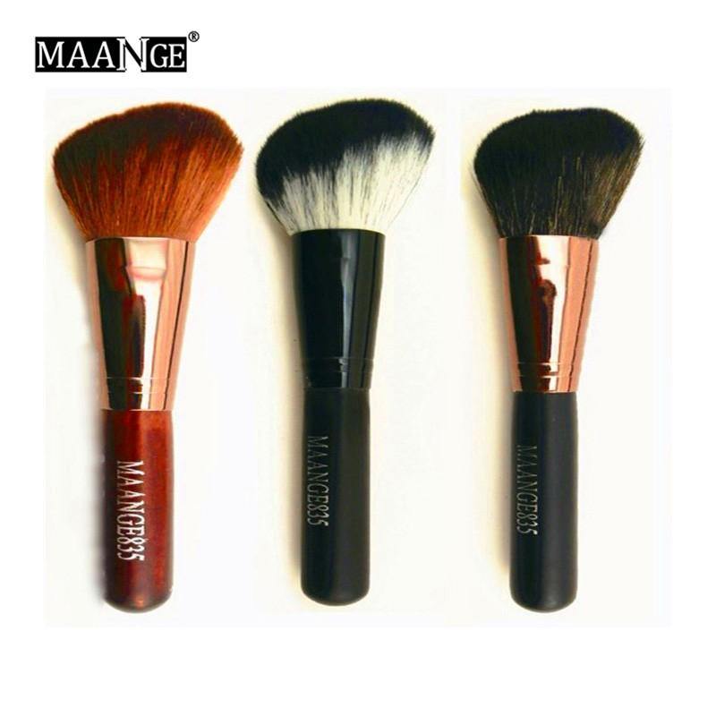 1pcs Flat Makeup Brushes Facial Face Cosmetics Blush Foundation Cream Powder