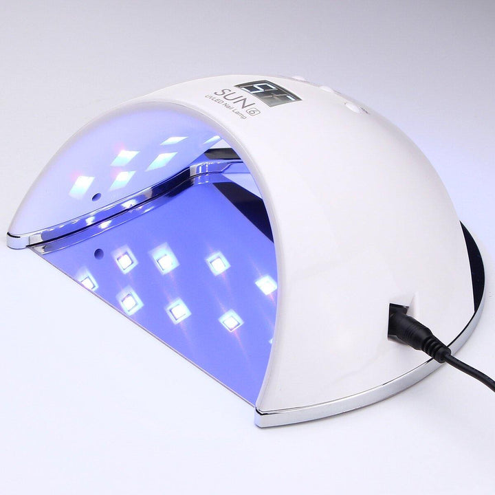 48W SUN6 LED UV Nail Lamp Light Gel Polish Cure Nail Dryer UV Lamp EU/US Plug