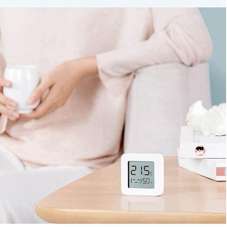 3PCS XIAOMI Mijia BT Bluetooth Thermometer 2 Wireless Smart Electric Digital Hygrometer Thermometer Work with Mijia APP