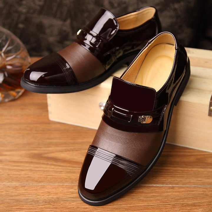 Men's business dress leather shoes