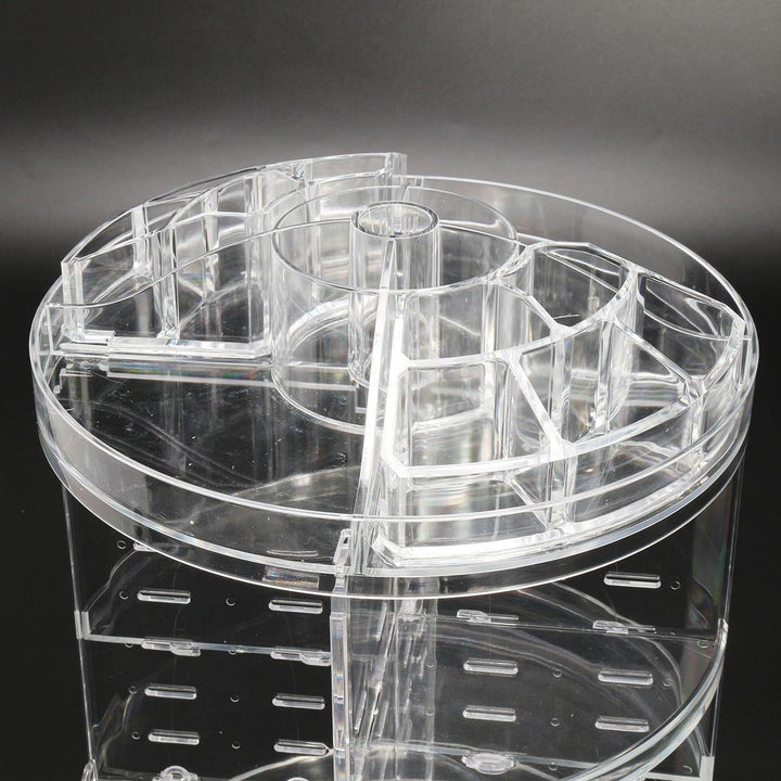 3 Tier Acrylic Cosmetic Makeup Jewelry 360¬∞ Rotating Storage Organizer Case