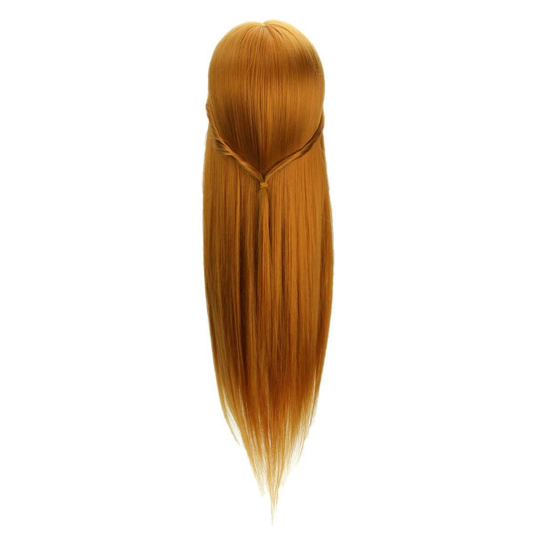 30% Real Human Long Hairdressing Cut Mannequin Hair Training Head Salon