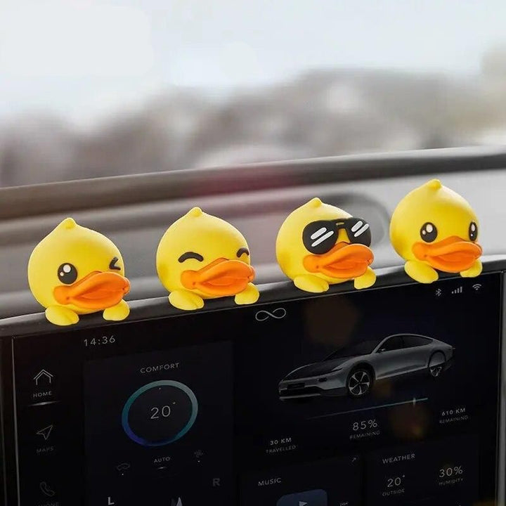 Cute Yellow Duck Car Decoration