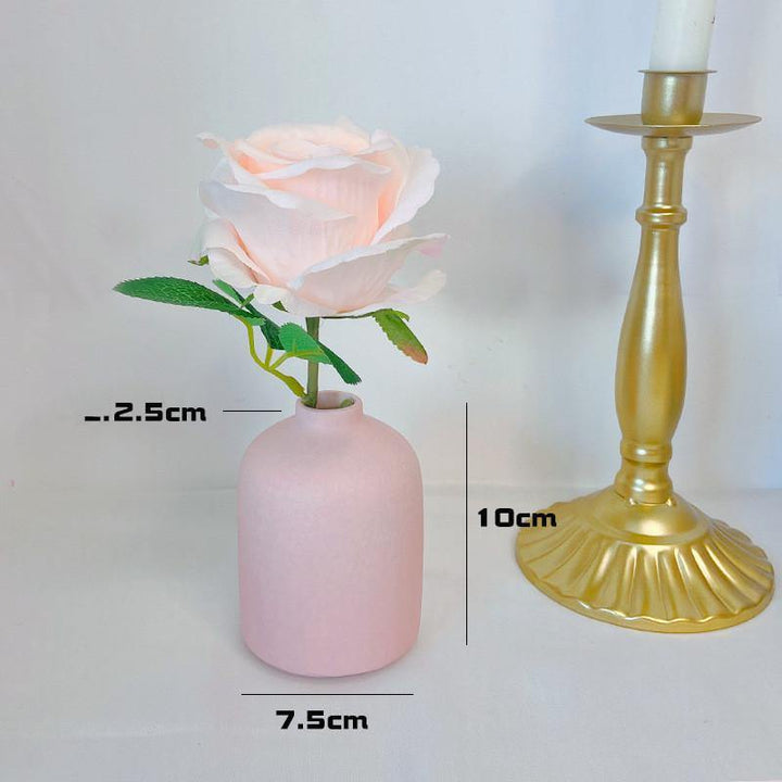 Ceramic Vase Decoration Accessories Desktop Flower Arrangement Container Hydroponics Flower Vase