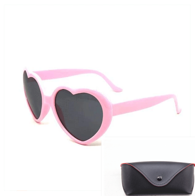 Heart-shaped Lights Become Love Special Effects Glasses Love Glasses Glasses Fashion Sunglasses - MRSLM