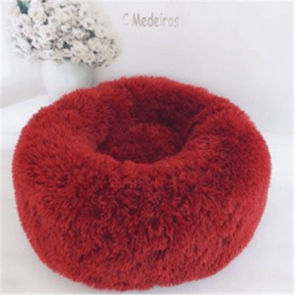 Round Long Hairy Autumn And Winter Nest Pad Cat Mattress