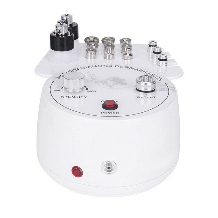 3 in 1 Diamond Microdermabrasion Dermabrasion Machine Facial Beauty Equipment for Skin Peeling Rejuvenation Lifting Tightening Beauty Device Suction Power 0-55cmHg