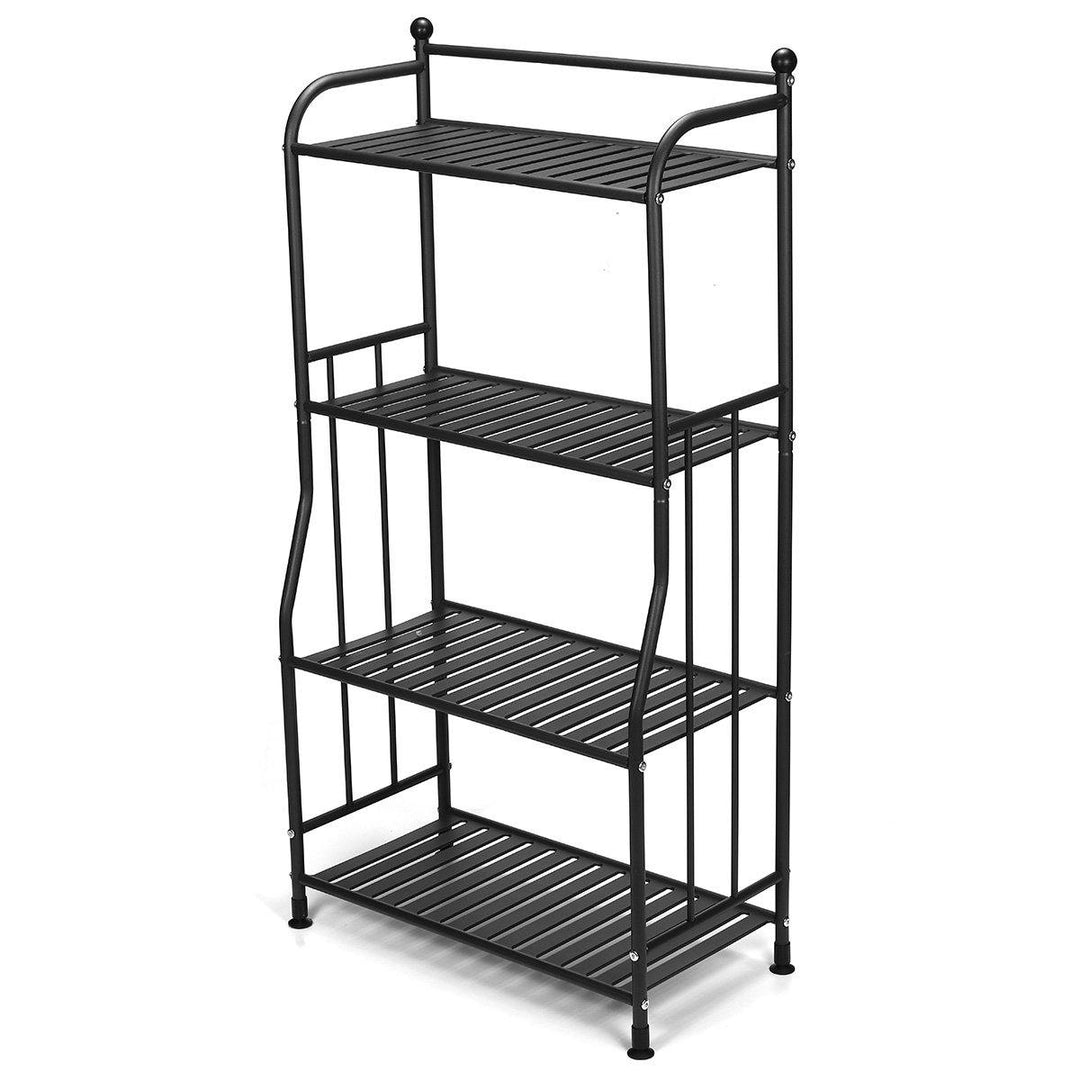 4 Tier Iron Craft Plant Flower Stand Candle Holder Flower Pot Shelf Rack