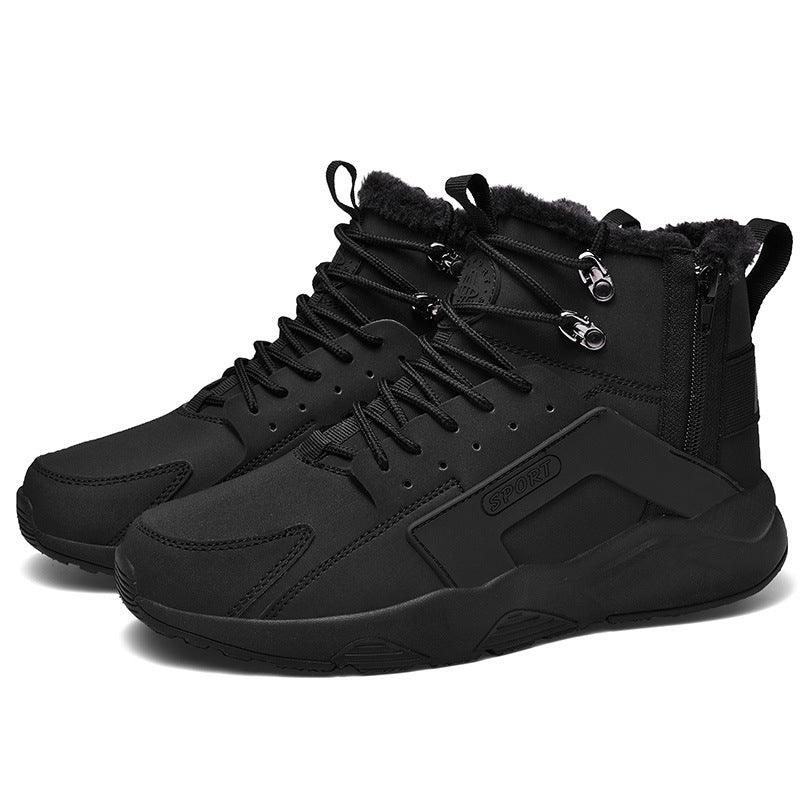 Side zipper Northeast plus size men's shoes