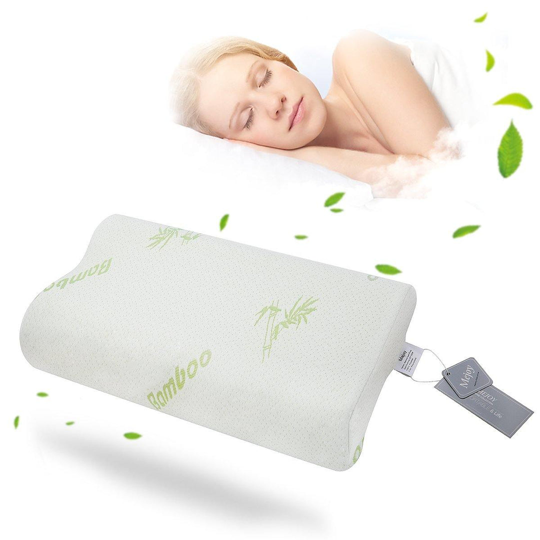 30x50cm Soft Memory Foam Pillow Bamboo Fiber Slow Rising Rebound Space Memory Sleeping Pillow