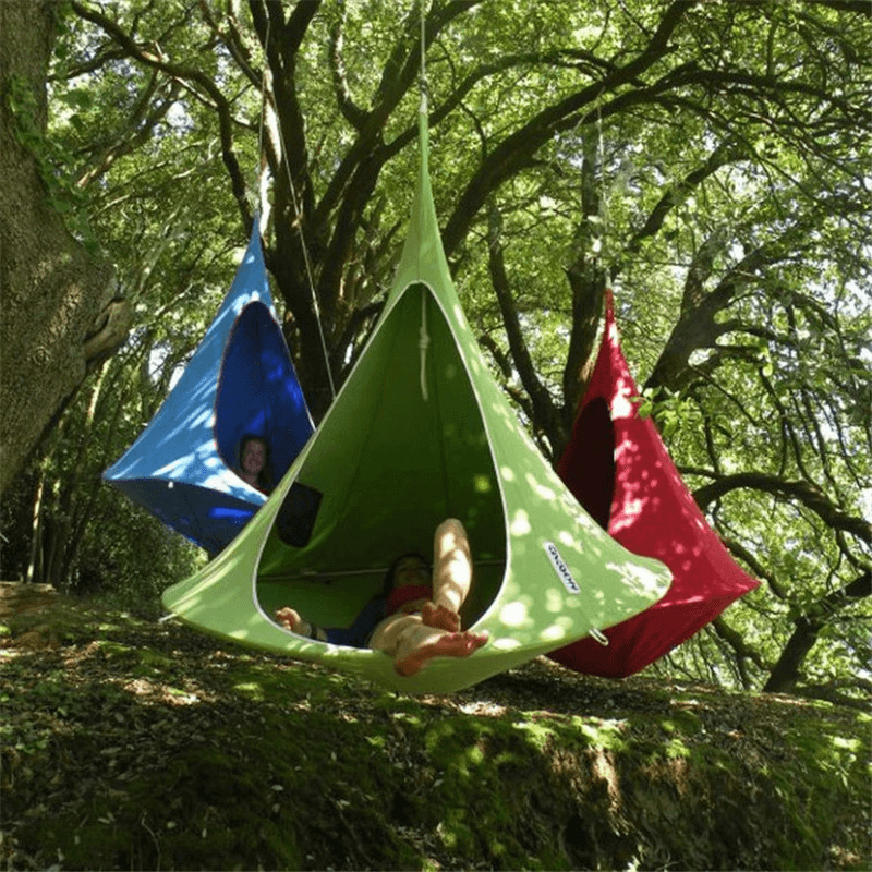 Flying Saucer Lightweight Portable Nylon Hammock for Backpacking Camping Camping Essentials