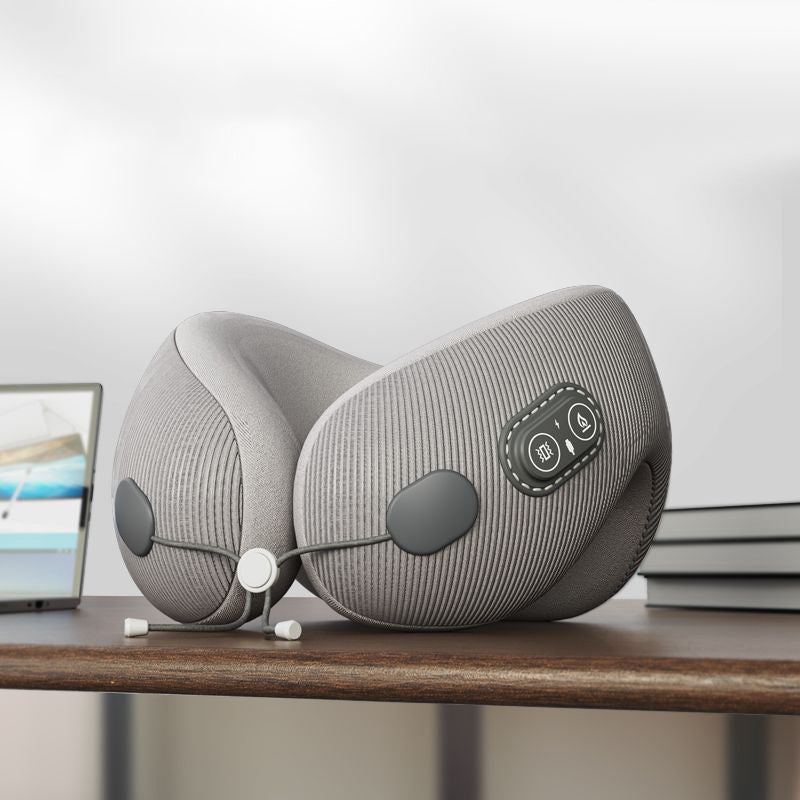 Rechargeable Memory Foam Massage Pillow