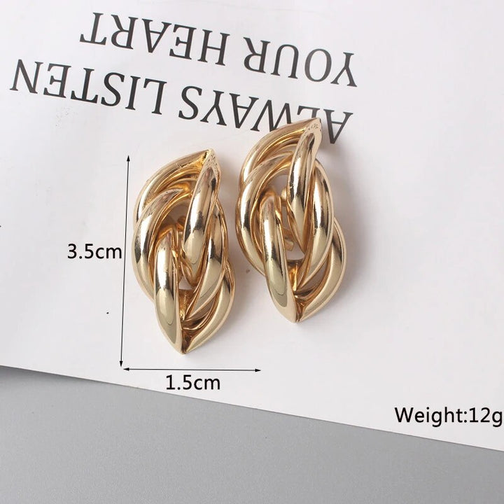 Geometric Statement Earrings