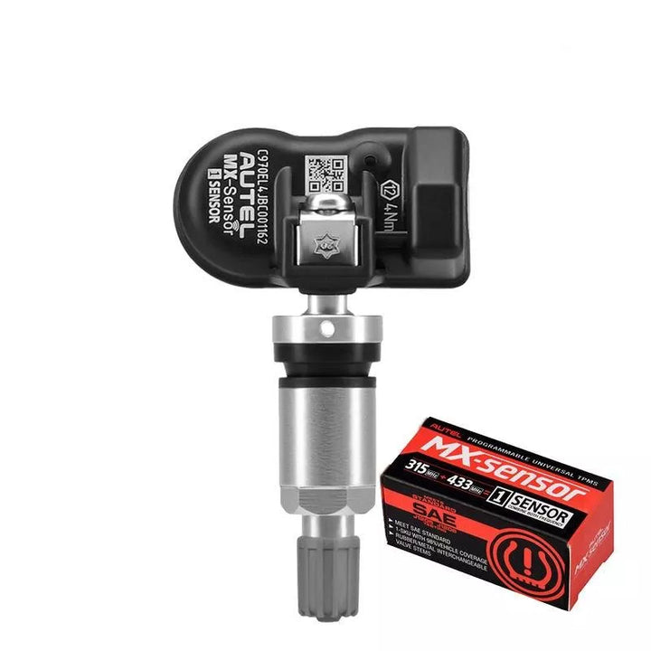 Universal 2-in-1 TPMS Sensor Clamp-In 315/433 MHz - Tire Pressure Monitoring System, Programmable & Cloneable