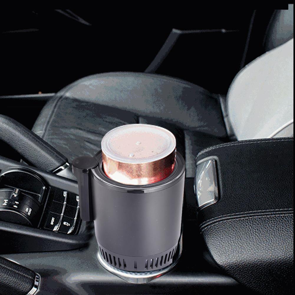 Intelligent Car Cup Warmer Cooler 2 in 1 with Smart Digital Display (Black 1) - MRSLM