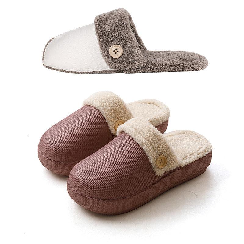 Home Household Couple Non-slip Cotton Slippers