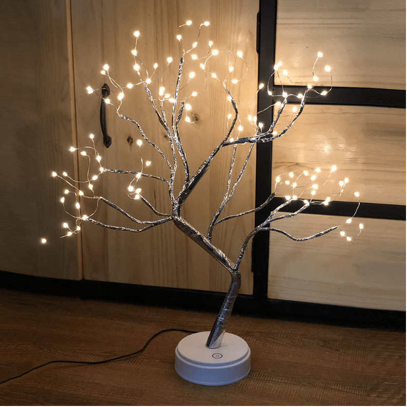 Tree Light Touch Switch Pearl Star Night Light - MRSLM