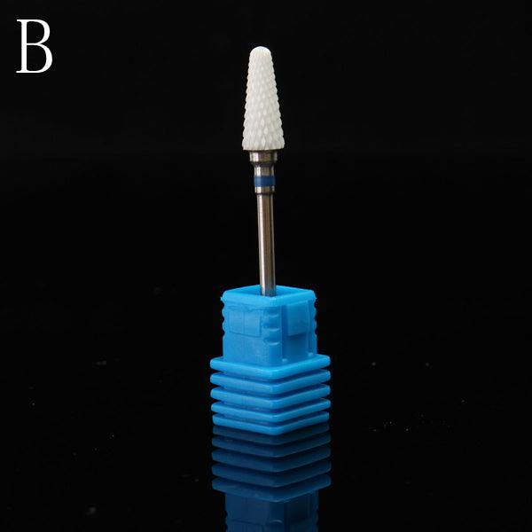 3/32" Ceramic Nail Drill Bit Pedicure Manicure Tool Sanding File Polish Gel Remover - MRSLM