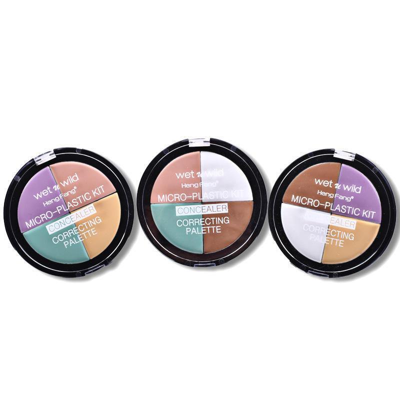 3 Style 4 Colors Natural Concealer Foundation Base Face Cream Make Up Bronzer Long Lasting