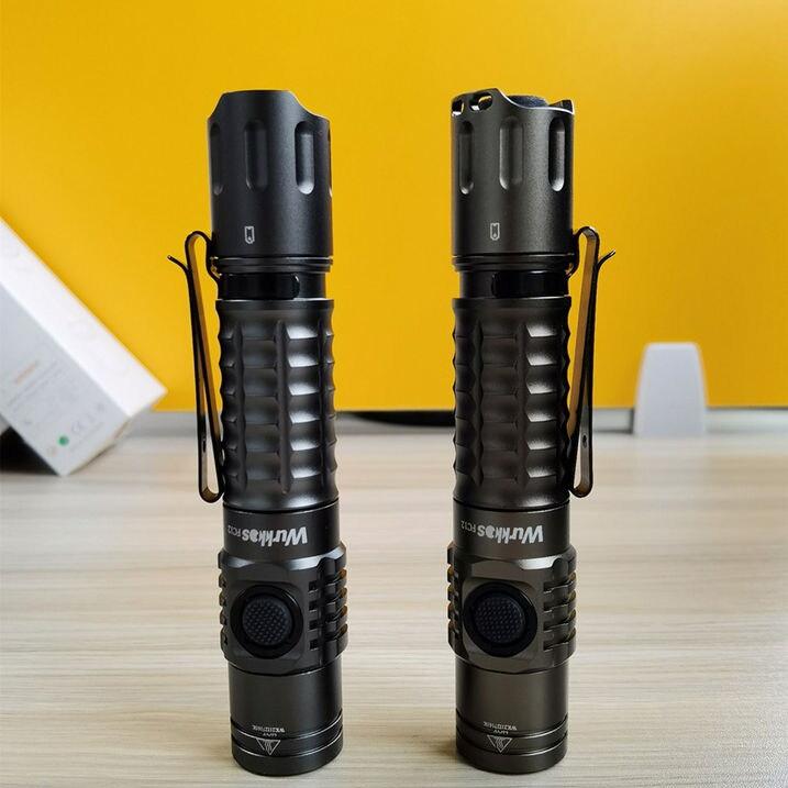 Rechargeable Tactical LED Flashlight - 2000lm, USB-C, IPX8 Waterproof, 18650 Battery