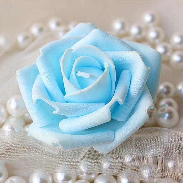 50pcs 7.5cm Artificial Simulation Foam Rose Bouquet Flower Ball Wedding Party Home Decoration