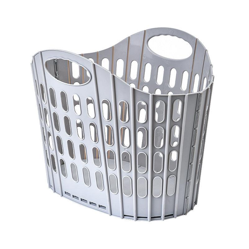 Plastic Household Toilet Folding Dirty Laundry Basket