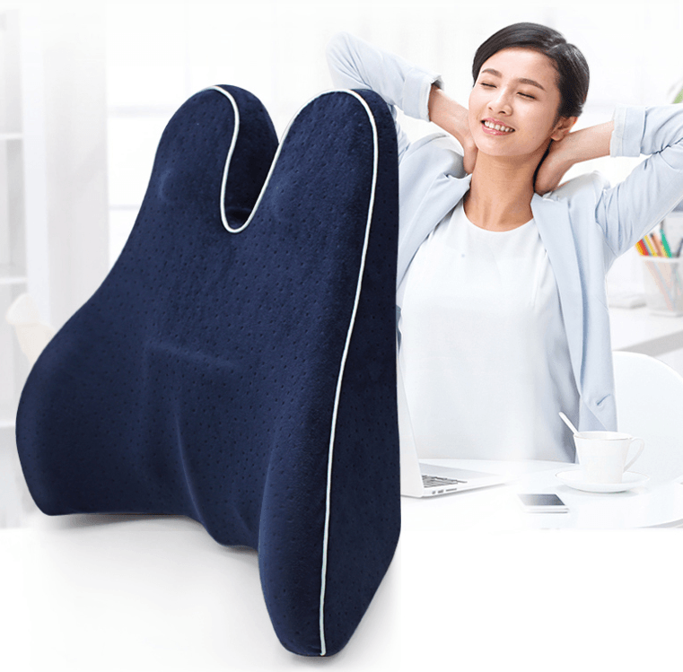 Memory Foam Waist Lumbar Side Support Pillow Spine Coccyx Protect Orthopedic Car Seat Office Sofa Chair Back Cushion