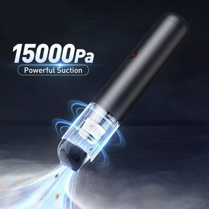 15000Pa High Suction Wireless Car Vacuum Cleaner with Dual Mode and LED Light