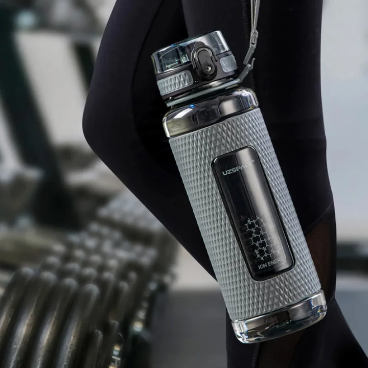 Leak-Proof Portable Sports Water Bottle with Wide Mouth & Tea Infuser