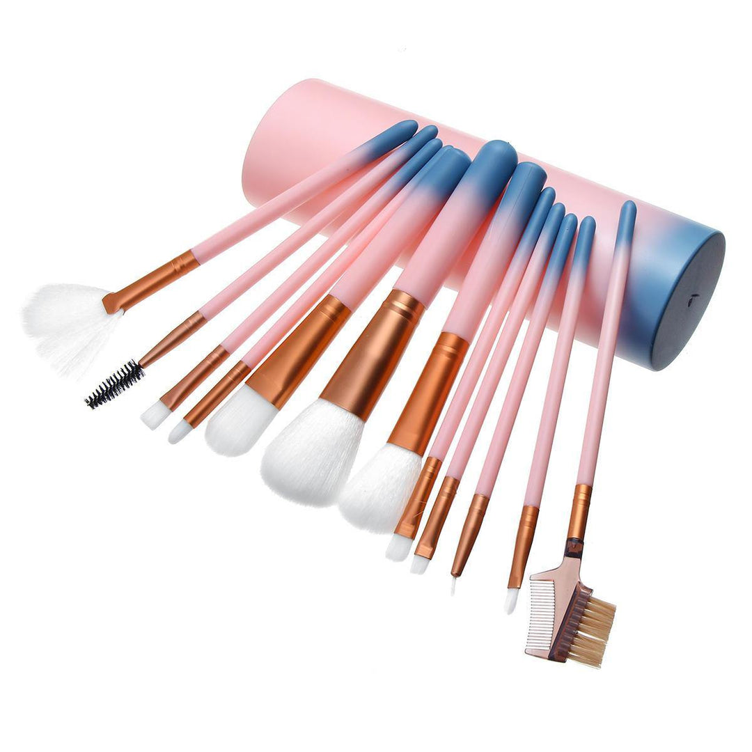 12Pcs Makeup Brushes Set Foundation Powder Eyeshadow Cosmetic Brush Tools