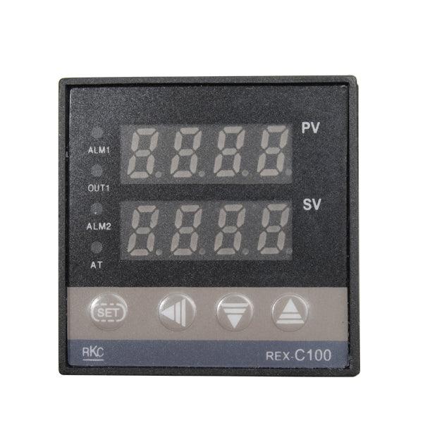 Excellway¬Æ REX-C100 110-240V 1300 Degree Digital PID Temperature Controller Kit with 400 Degree Probe