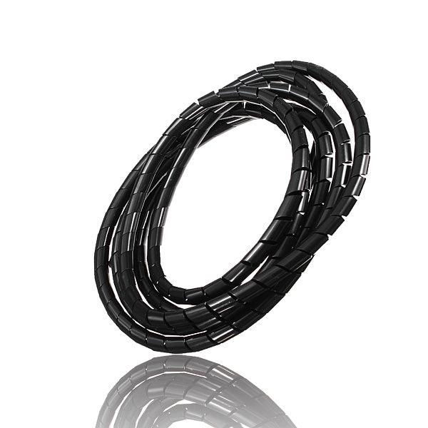 2M Spiral Wire Wrap Tube Manage Cord for PC Computer Home Cable 6-60MM