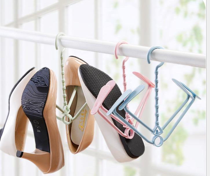 2018 Plastic Shoe Clothes Socks Shorts Underwear Drying Rack Hanger Hook