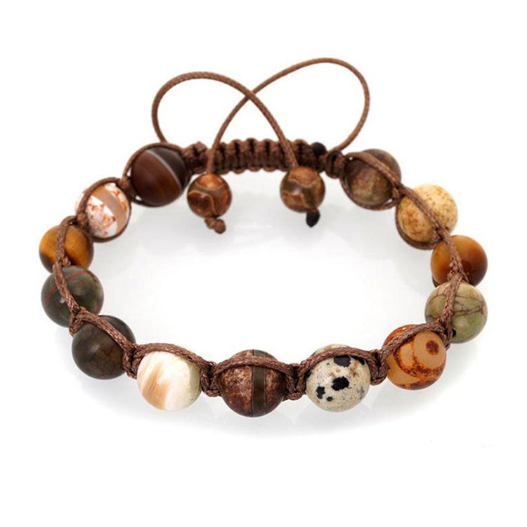 Natural Onyx Contrast Mix And Match Bracelet