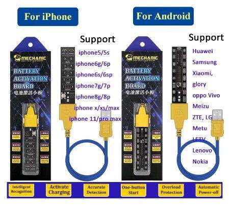 Mechanic Battery Charging Activation Panel for Iphone 5-11Promax and Android Mobile Phone DC Power Supply Activation Board